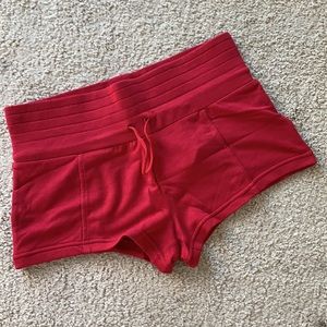 Precision/Fitted Danskin Hot Shorts—Rich Red. NWT Adult Dancewear